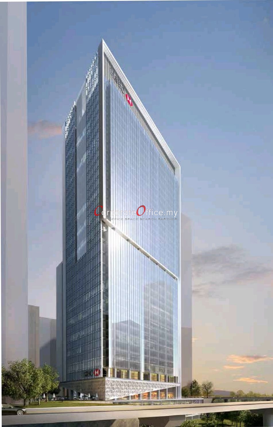 HSBC Corporate Office Tower TRX CorporateOffice my